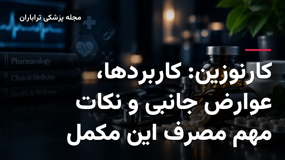 کارنوزین: کاربردها، عوارض جانبی و نکات مهم مصرف این مکمل